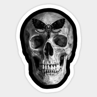 Death's Head Skull Sticker